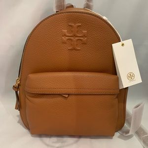 NWT Tory Burch Mini Thea pebbled Leather Backpack